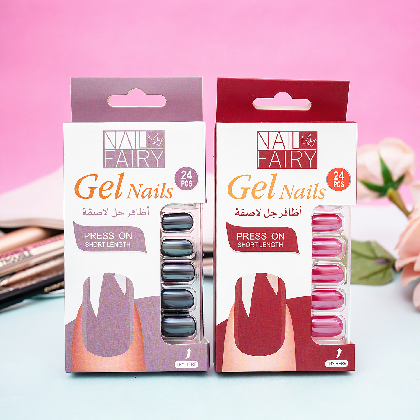 Charm Contrast Nails (pack of 2)