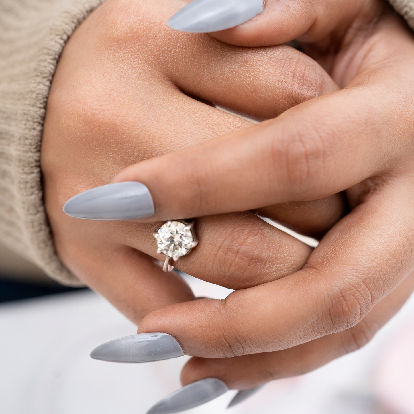 Slate Elegance Nails