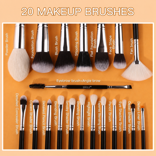 Beili Professional Makeup Brush 20pcs set