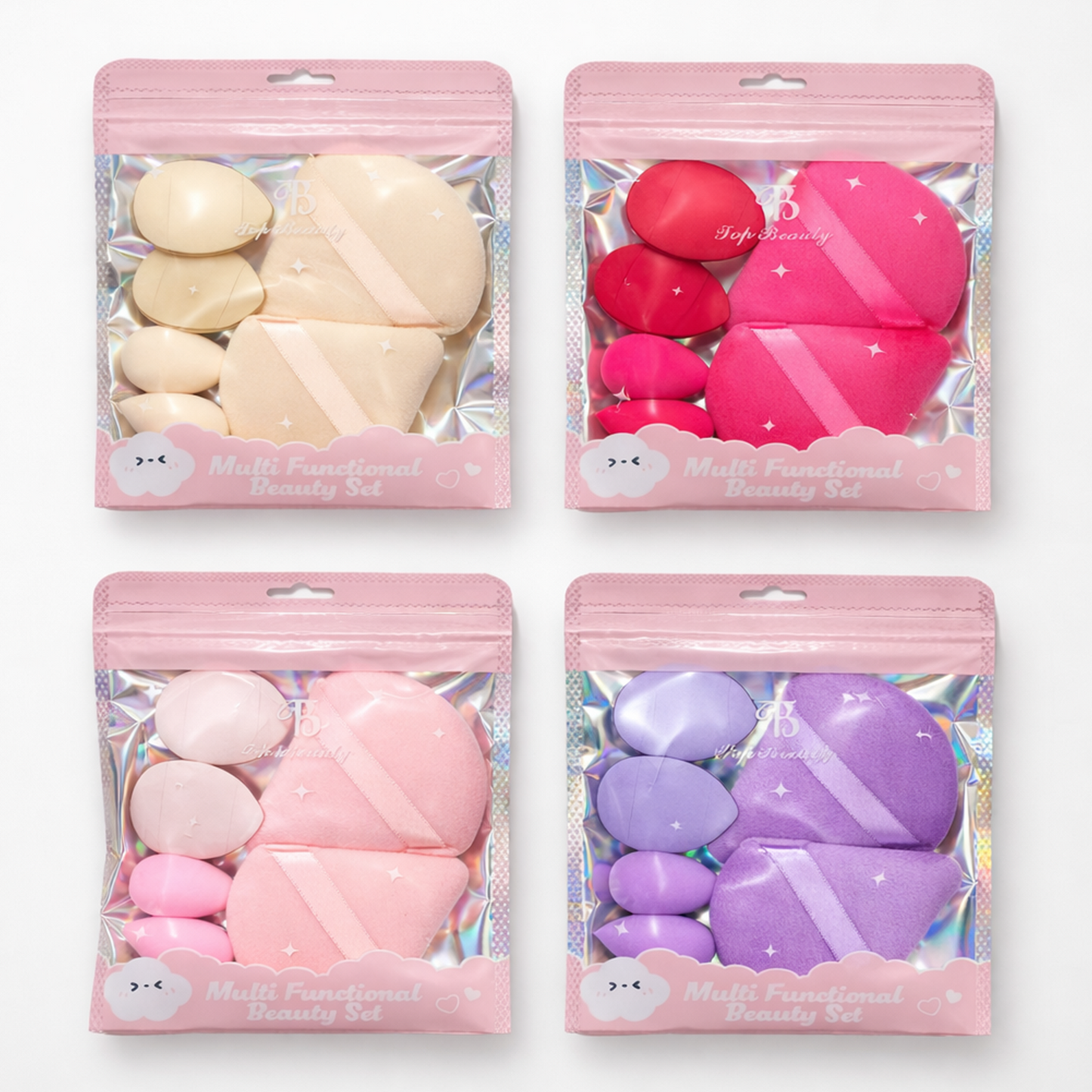 Multi-Functional Beauty Puff Set