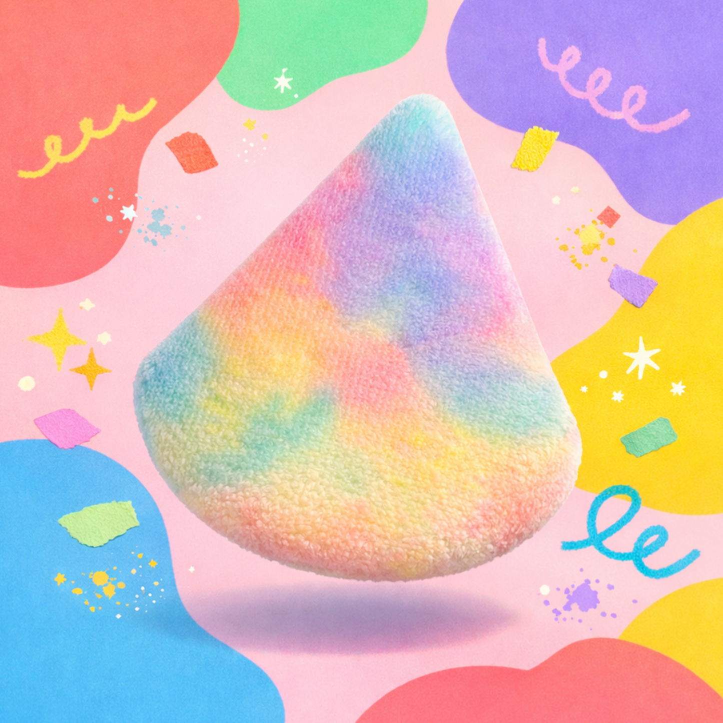 The Rainbow Triangle Puff