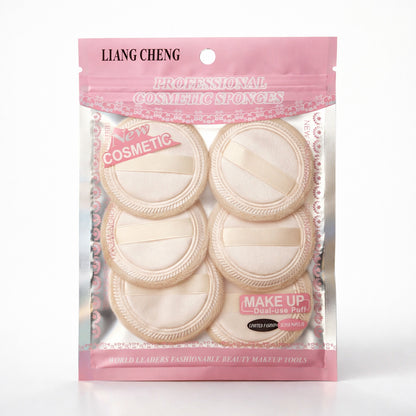 Classic Round Velvet Powder Puff