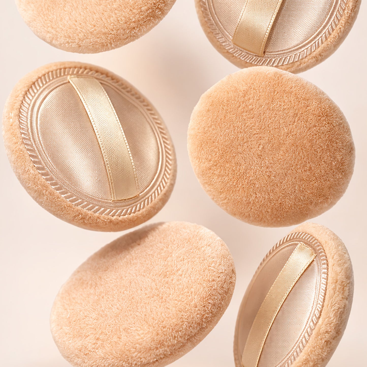 Classic Round Velvet Powder Puff