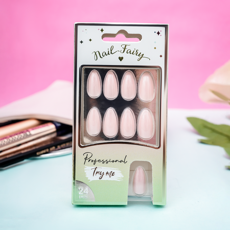 Milky Blush Nails