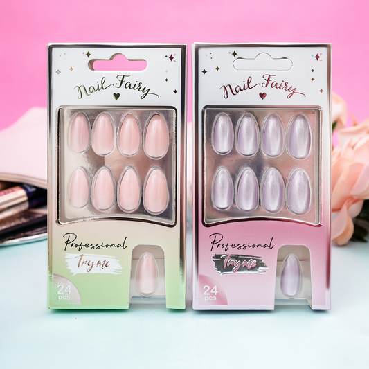 Glossy Pastels Nails (pack of 2)