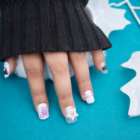 Frosty Sparkle Nails