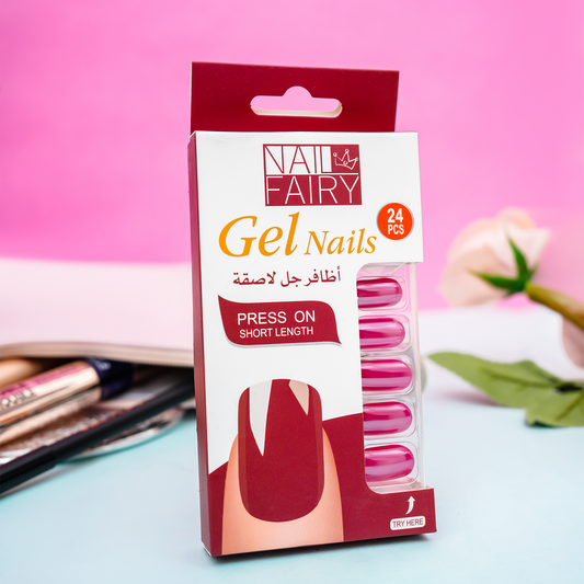 Ruby Chrome Minis Nails