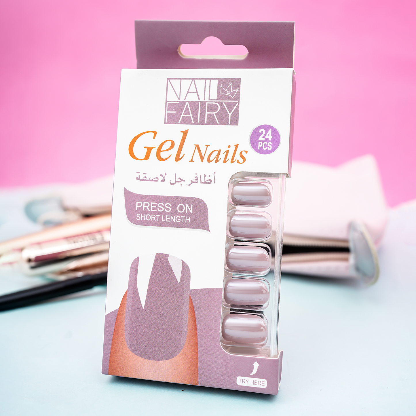 Mauve Glazed Nails