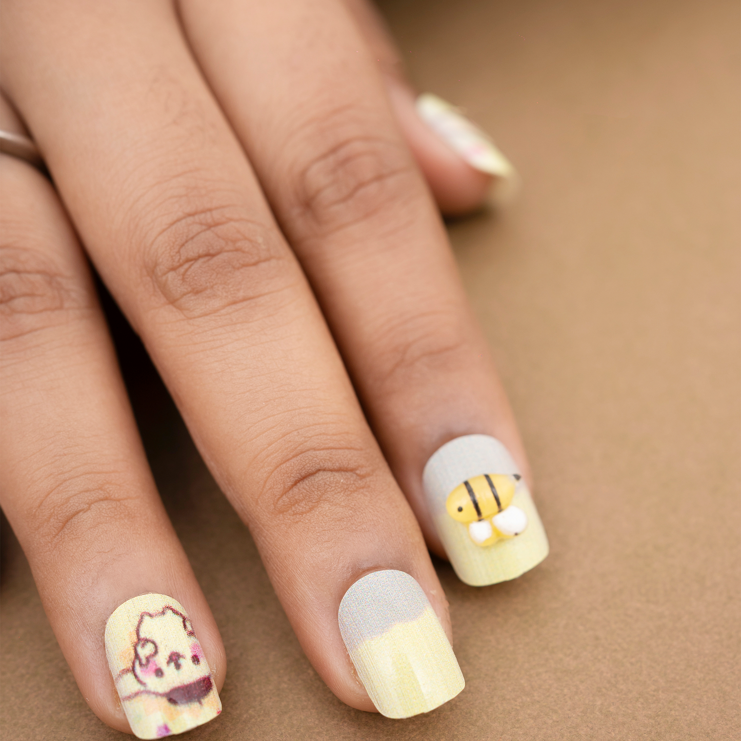 Bumble Bee Nails