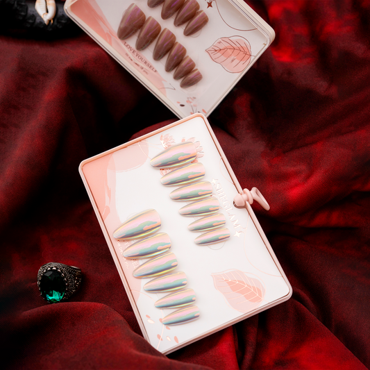 Velvet Nude Set Nails (pack of 2)