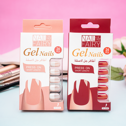 Ruby Chrome Minis Nails