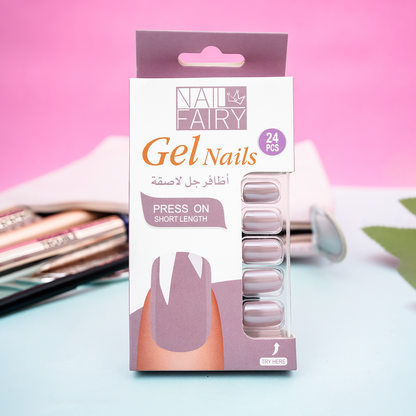 Mauve Glazed Nails
