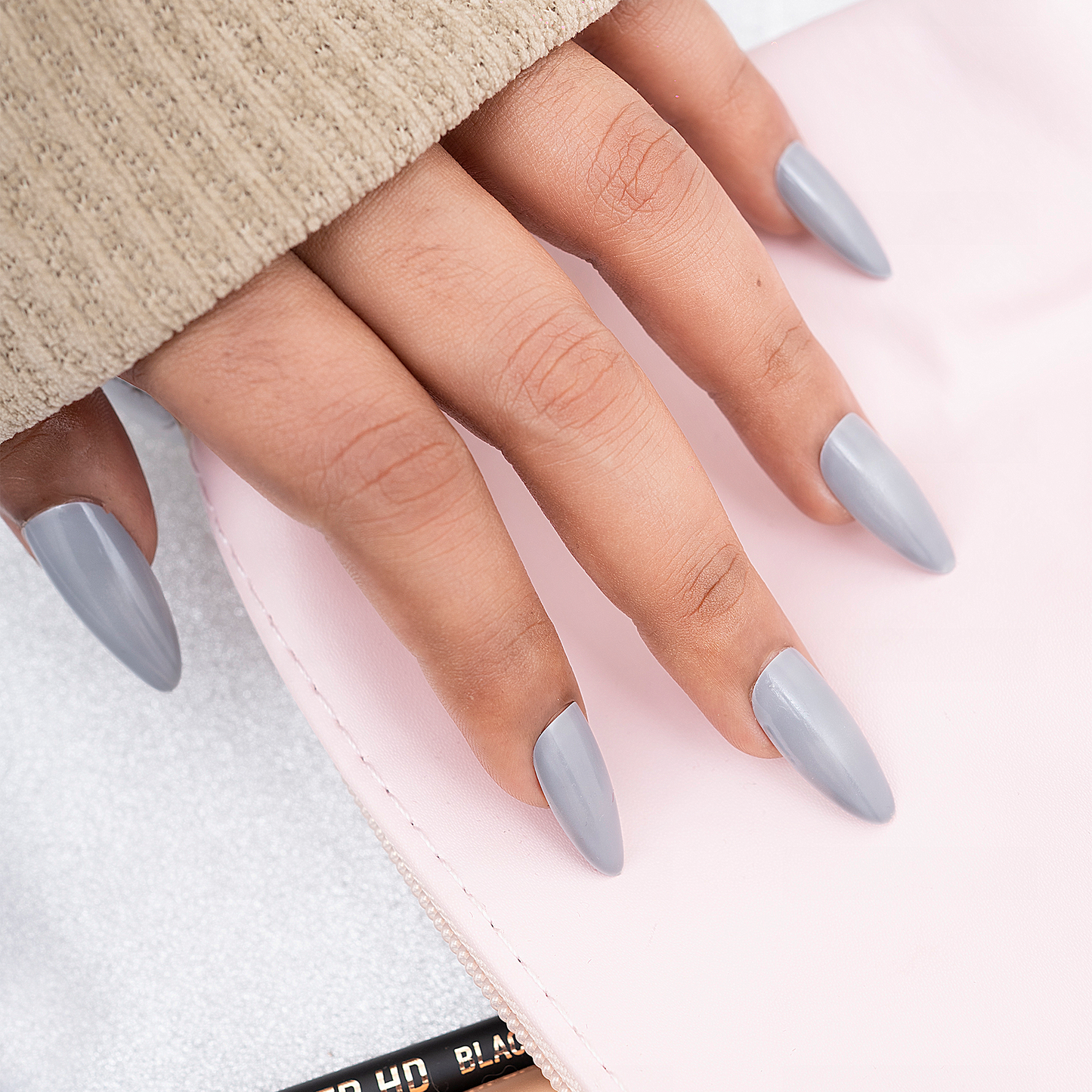 Slate Elegance Nails