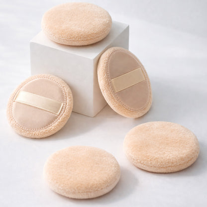 Classic Round Velvet Powder Puff