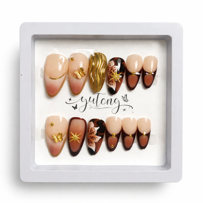 Golden Petal Muse