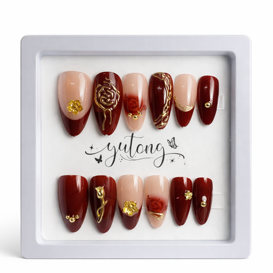 Burgundy Gold Muse
