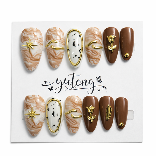 Cocoa Marble Luxe