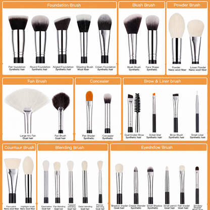 Beili Professional Makeup Brush 30pcs set