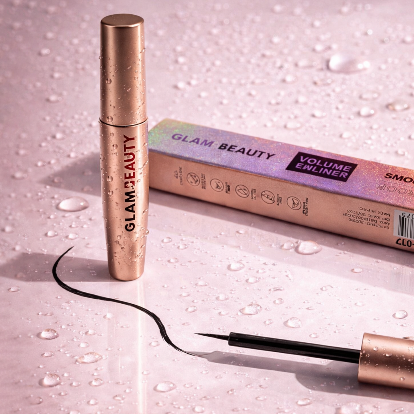 Glam beauty eyeliner